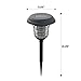 Solar Powered Light, Mosquito and Insect Bug Zapper-LED/UV Radiation Outdoor Stake Landscape Fixture for Gardens, Pathways, and Patios by Pure Garden