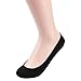 WW SPORTOWN Mocofo Women's 3 Pair Ultra Low Cut No Show Socks Hidden Flat Boat Line Non Slip