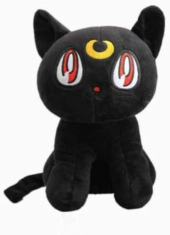 Sailor Moon Peluche Chat Luna Noir 305 Cm Amazonca Jeux