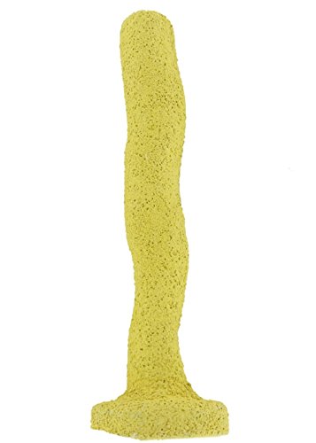 Sweet Feet and Beak Thermal-Lite Natural Patented Perch, X-Large – Yellow- Perfect for Keeping your Bird's Feet and Beaks Healthy