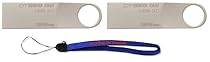 Kingston Digital 128GB (Two Pack) 128 GB DataTraveler SE9 G2 USB 3.0 Flash Jump Pen Drive (DTSE9G2/128GB) with (1) Everything But Stromboli Lanyard