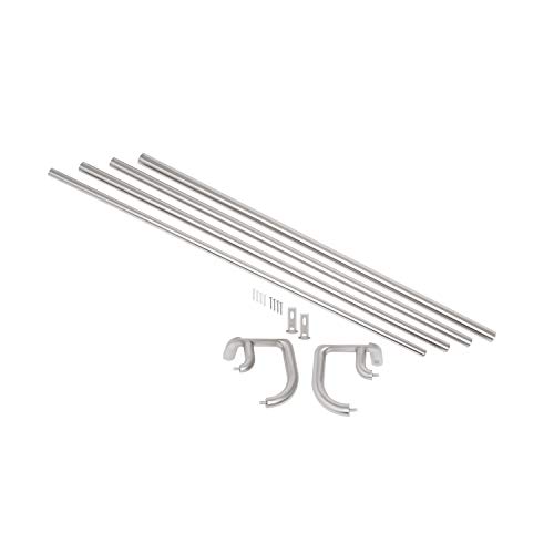 image for Umbra Twilight Double Curtain Rod Set - Wrap Around Design is Ideal fo