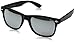 zeroUV ZV-8025 Retro Matte Black Horned Rim Flash Colored Lens Sunglasses