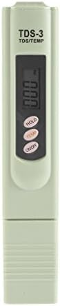 Metrology Portable Digital TDS Meter Filter 0-9990 ppm Measurement Range , 1 ppm Resolution , 2% Readout Accuracy , 32 - 122 F Measuring Water Quality Purity Tester