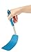 StarPack Premium Flexible Large Silicone Turner Spatula - High Heat Resistant to 600°F, Hygienic One Piece Design, Non Stick Rubber Kitchen Utensil for Fish, Eggs, Pancakes, Cookies & more (Teal Blue