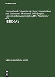 Image de Isbd (International Standard Bibliographic Description for Older Monographic Publications)