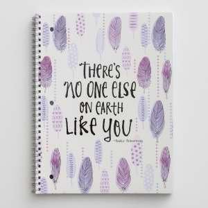 Dayspring Cards 66102 Notebook-Spiral-There is No One Else On Earth Like You - 8 x 10.5