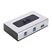 USB3.0 Manual Sharing Switch for USB Device USBHUB Printer Scanner Two Computers (A/B Switch)