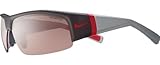 NIKE SQ E Sunglasses (Dark Gunmetal/Matte Platinum Frame, Max Speed Tint/Grey Lens)