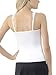 VASSARETTE Women's Microfiber Camisole 17072, White Ice, Medium