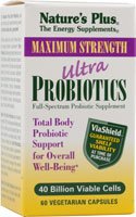 Nature's Plus Ultra Probiotic Maximum Strength -- 60 Vegetarian Capsules Nature's Plus Ultra Probiotic Maximum Strength -- 60 Vegetarian Capsules