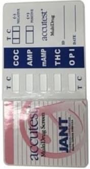 6020016 Accutest Multidrug Screen 10+6 25 Per Box sold as Box Pt# DS106 by Jant Pharmacal Corp.