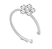 Zhiwen Small Flower Crystal Nose Ring Crystal Nose Ring Sparkly Jewelry Accessories