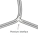 Wooden Hangers 40 Pack - Suit Hangers with 360-Degree Rotatable Hook - Smooth Natural Finish & Durable Wooden Coat Hangers - Heavy Duty Hangers for Clothes, Jacket, Shirt, Tank Top, Dress - Natural