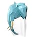 Timorn DIY Pre-Cut Papercraft Assembly Kit 3D Head Wall Decor Elephant Head Trophy