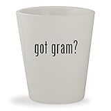 got gram? - White Ceramic 1.5oz Shot Glass