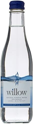 Willow Natural Mineral Still Water Bottle from Lake District, 330 ml, Pack of 12