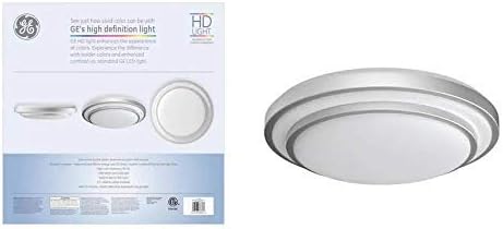 ge cool white led 19 flush mount