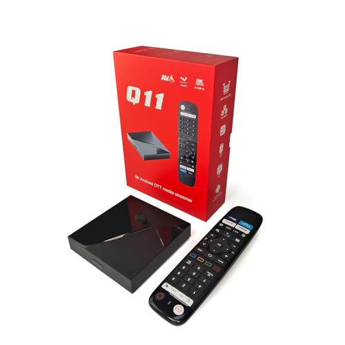 BOXPUT Amlogic S905X4 Q11 Android 11.0 TV Box 8K Decoding 4K HDR 2.4/5Ghz Dual WiFi 8822CS + 1000M Ethernet TV Box 4GB + 32GB with IRI Voice Remote (Not Included Batteries)