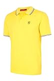 Scuderia Ferrari Formula 1 Men's 2017 Yellow Tricolor Polo F1