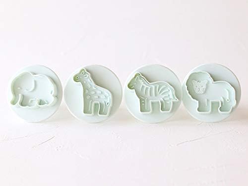 Cotta スタンプクッキー型 動物園 白 パッケージサイズ 315 100 H70mm