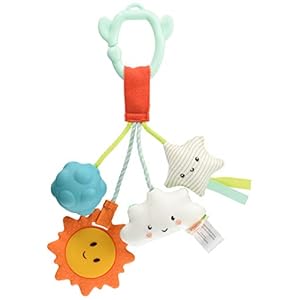 B. Toys – Baby Toy – Sensory Baby Rattle – Hanging Toys for Car Seat, Stroller, Crib, Play Gym – Soft & Crinkly – Fun…