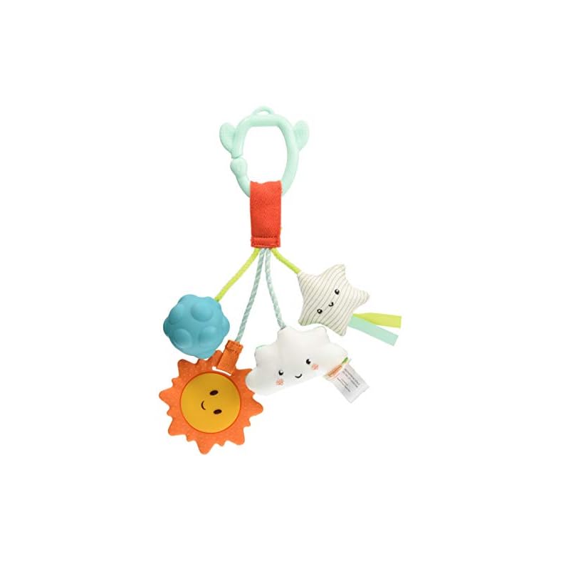 B. Toys – Baby Toy – Sensory Baby Rattle – Hanging Toys for Car Seat, Stroller, Crib, Play Gym – Soft & Crinkly – Fun…