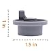 Ultra Durable 165314 Dishwasher Lower Rack Wheel Replacement Part by BlueStars - Exact Fit for Bosch & Kenmore Dishwashers - Replaces 420198 423232