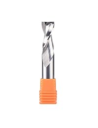 SpeTool - Brocas de enrutador en espiral con vástago de 0.5 in, 1 2 diámetro de corte HRC55 de carburo macizo CNC para maderas y dadoes, tallado