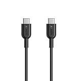 Anker Powerline II USB-C to C 2.0 Cable (3ft) Probably The World's Most Durable Cable, USB-IF Certified for Samsung Galaxy Note 8 S8 S8+ S9, Google Pixel, Nexus 6P, Huawei Matebook, MacBook and More