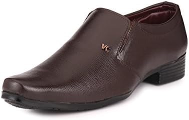 Knoos Men's Synthetic Leather Classy Slip On Formal Shoes