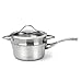 Calphalon Contemporary Stainless Steel Cookware, Sauce Pan and Double Boiler Insert, 2 1/2-quart