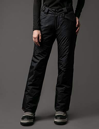 image for TSLA TM-XKB90-KLB_Large Women's Rip-Stop Snow Pants Windproof Ski Insu