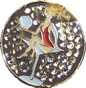 Navika Swarovski Crystal Ball Marker/hat Clip - Golfaholic