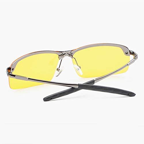 YEZIJIN Night Driving Glasses Vision Anti Glare Drivers Polarized UV400 Fit Over
