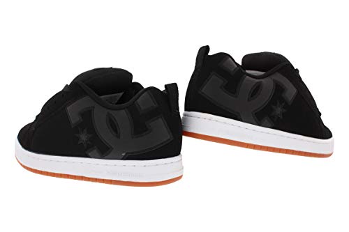 image for DC Men's Court Graffik SE Skate Shoe, Black/Gum, 9 D D US, mens, Black