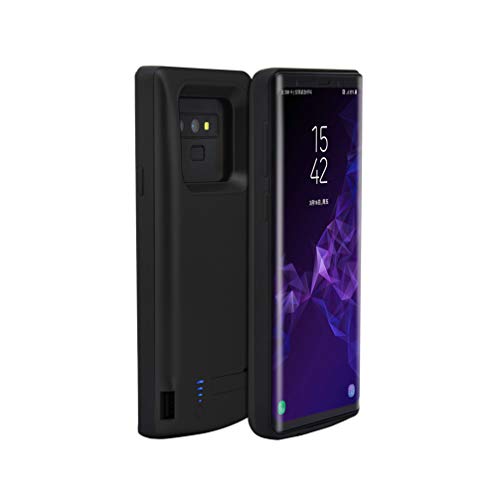 ANERNAI Galaxy Note 9 Battery Case, Hard 5000mAh Rechargeable Backup Charger Kickstand Compatible Samsung Galaxy Note9 (Black)