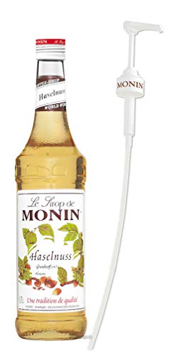 Monin Sirup Haselnuss 0,7l inkl. Dosierpumpe