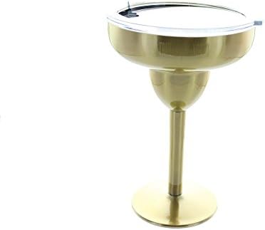 8 oz Gold Color Stainless Steel Margarita Glass. Keeps Drinks Hot or Cold for Hours.
