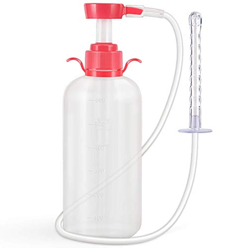 image for dylad Douche for Women, Reusable 、Douche, 600ml Capacity with 3 Nozz