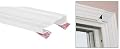 CRL White TrimQuick 2-1/4" Vinyl Window Casing - 12 ft Long