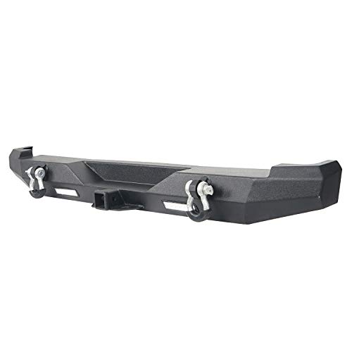 Hooke Road Cherokee XJ Rear Bumper with 2×18W LED Lights & Receiver