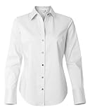 Calvin Klein Ladies’ Cotton Stretch Dress Shirt. 13CK018 – XX-Large – White, Online Clothing Store