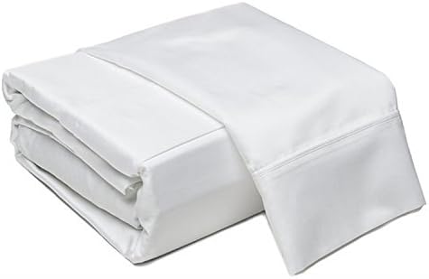 Addy Home Fashions 300 Thread Count 100% Cotton Sheet Set, White, Queen (6-Piece)