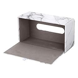 KINGFOM Rectangular PU Leather Tissue Box