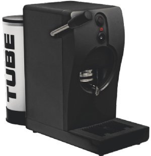 KAFFEEMASCHINE FÜR KAFFEEPADS MODELL TUBE 220V SCHWARZ