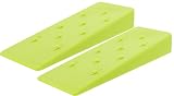 Redneck Convent Spiked Tree Felling Wedges for Tree Cutting - 8in Green Plastic Felling Wedge, Logging Tools - 2 Pack