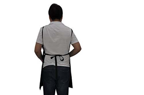 BroilPro Accessories Durable Goods - Deluxe Edition - Waxed Canvas Tool Apron - Upgraded with Padded Straps, Quick Release Buckle & Dual Hammer Loops, Adjustable M to XXL