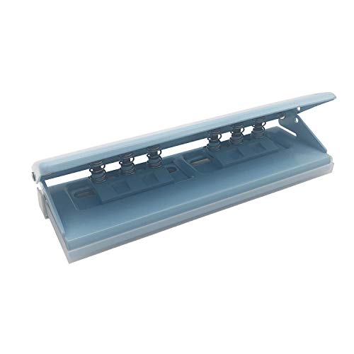Chris.W A5 6Hole Paper Punch, Adjustable Metal Hole Puncher for A5
