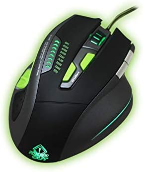 Approx Keep Out Laser Gaming Mouse - Green